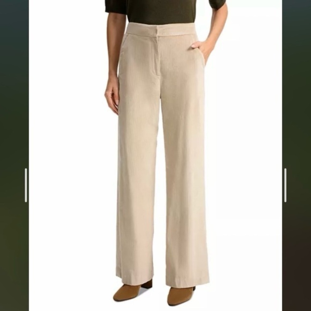 Veronica Beard Grigore Pants Heathered Sand Size 8